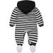 Baby Rompers with Footies Hat Set - Boys Girls Cotton Jumpsuit - Infant Winter Outfits (9-12 Months) - Buy Online on GoSupps.com