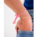 Pulleez Sliding Ponytail Holder Set of 4 - Acrylic Charms - Elastic Hair Ties - Buy Online on GoSupps.com