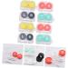 Solustre 16 StK Contact Lens Case - Colorful Glasses Holder for Eye Care & Storage - Ideal for Mass Colored Contact Lenses - Buy Online on GoSupps.com
