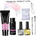 LOUMMRCY Polygel Nail Kit - Complete 8-Piece Starter Set for Nail Extensions & Art | DIY French Manicure at Home - Buy Online on GoSupps.com