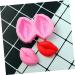 HOMSFOU 2pcs Baking Silicone Model Mini Cake Love Cake Valentine s Day Cake Holiday Cake Baking Lip Fondant Lip Shaped Molds Cupcake Silicone Lip Cookie Biscuit Chocolate Silica Gel 3D - Buy Online on GoSupps.com