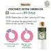 Coconut Oil Cold Pressed Extra Virgin 150ml | 100% Chemical Free | Skin Hair & Baby Care - Buy Online on GoSupps.com
