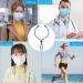 Festful Mask Extender 5 PCS - Adjustable Strap for Masks - Ideal for School and Work - Black - Buy Online on GoSupps.com