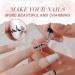 Waterproof Nail Art Pens Set - Rapid Drying DIY Graffiti & French Manicure Design (4PCs) - Buy Online on GoSupps.com
