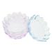 Balacoo 10 Pcs Penholder Nail Practice Plates Manicure Crystal Cups Eyeliner Rack Nail Pigment Tray Manicure Color Mixing Pallet Nail Color Mixing Tray Polish Tray Nail Polish Acrylic Tool 8.7x8.7cm