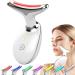 Leotop Red Light Therapy for Face Electric Massager Rejuvenation for Face & Neck Beauty Firming Wrinkle Removal Device 7 Color Modes EMS Anti-Wrinkle Skin Care Massage Heating Tool. (7 Light Modes)