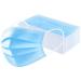 Shatchi Disposable Facial Mask with Ear Loop 3-Ply Blue (Pack of 100) - Buy Online on GoSupps.com