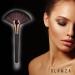 Glamza Black and Rose Gold Fan Highlight Brush Face Body Contour Blending Contouring - Buy Online on GoSupps.com
