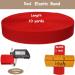 JESEP 1 inch Red Knit Elastic Band - 10 Yards Double-Side Twill Woven Spool for Sewing, Wigs, Skirts - Heavy Stretch Elastic for Waistband - Craft DIY Projects - Buy Online on GoSupps.com