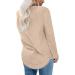 MRGIINRI Womens Long Sleeve Crewneck Sweatshirt Dressy Casual Top - Beige, Large - Buy Online on GoSupps.com