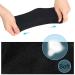 Gel Heel Stockings - Soft Heel Spur Bandage for Pain Relief | Comfy Compression Socks for Men & Women (Black) - Buy Online on GoSupps.com