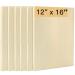 FVIEXE 6PCS Wood Panels for Painting  12 x 16 Inch Craft Wood Canvas Panel Boards  Unfinished Cradled Wood Panels for Arts & Crafts  Wooden Painting Pouring Panel Board 6pcs 12 x 16 Inch