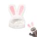 XIMISHOP Cute Costume Bunny Rabbit Hat with Ears for Cats & Small Dogs Party Costume Easter Pet Accessory Headwear