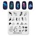 Alexnailart Nail Art Stamping Plates Picture template with Ocean Mermaid Shell Quellen Beach Pattern For Nail Design Manikure Print DIY Nail Design Nail polish Transfer Tools OC010