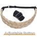 Silk-Co Women s 5 Strand Blonde Hair Band | Elastic Braided Headband for Weddings | Vintage Style Hair Tie & Extensions (3.8cm Wide) - Buy Online on GoSupps.com