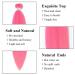 SOKU Pre Stretched 24 Pink Braiding Hair 4 Packs - Synthetic Fiber Crochet Twist Braids - Soft Yaki Straight Texture - 24 Inch (Pack of 4) - Buy Online on GoSupps.com
