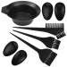 Jinlaili 6pcs hair dyel brush hair faerben set hair color coloring set for diy salon hair coloring tools hair dye set hair dye set hair tanning shell colored comb ear pads