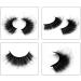 Vivis False Eyelashes 5 Pairs 3D Mink Eyelashes Fluffy Volume Hand-made Dramatic Fake Eye Lashes Black Nature Soft for Various Makeups 3D-01 - Buy Online on GoSupps.com