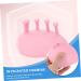Silicone Gel Toe Spreader & Hammer Toe Splint - Miss Fashionable Pink | 1 Pair Toe Separator & Protector for Foot Corrector - 11X10X6CM - Buy Online on GoSupps.com