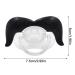Woys Baby Schnuller - Portable Food-Grade Cute Pacifier with Fun Beard | Perfect Gift for Boys & Girls - Small Bare Binky for Teething - Buy Online on GoSupps.com