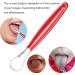 Stainless Steel Tongue Scraper for Adults & Children | Reduce Bad Breath & Coating | Metal Tongue Cleaner Brush Set for Fresh Breath - Buy Online on GoSupps.com