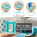 Silicone Cup Cradle for Tumblers with Built-in Slot - Tumbler Crafting Holder for Vinyl Decals and Crafts | Includes Felt Edge Squeegee - Buy Online on GoSupps.com