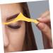 Didiseaon Eyebrow Shaping Template Eyebrow Stencil Eye Brow Stencil Brow Template Auxiliary Heating Blindfold 17.3x5.9cm Yellow - Buy Online on GoSupps.com