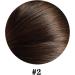 Hair Toppers for Women Dark Brown Clip in Hair Extensions Real Human Hair 100% Remy Human Hair Clip in Extensions Straight Double Weft for Full Head #2 Brown Messy Hair Bun Hairpiece(26inches 120g) 26inches 120g - Buy Online on GoSupps.com