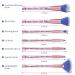 7PCS Glitter Quicksand Makeup Brush Set - Pink Cosmetic Brushes for Foundation Powder Blush & Eyeshadow with Case | International Shipping Available - Buy Online on GoSupps.com