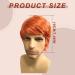 UILYNIU Mens Wig Ginger Wig Men's Short Wig Boyband Wig Fancy Dress Wig Punk Wig Rock Star Wig Orange Wig for Men 60s 70s 80s Costume Accessories for Party Music Punk Carnival (Orange) - Buy Online on GoSupps.com