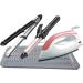Silicone Heat Resistant Mat Pouch for Hot Hair Tools | 28.5cm Height x 14cm Width | Grey - Buy Online on GoSupps.com