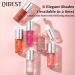 QiBest Lip Oil Hydrating Gloss Set - Cherry Blossom, Coral Pink, Cinnamon - Buy Online on GoSupps.com