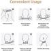 Adjustable Cervical Collar 360 Rotation Adjustment Neck Braces Folding Design Easy to Carry Cervical Neck Braces Simpler and More Beautiful - Buy Online on GoSupps.com