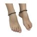 Dr Kao 2 Pack Magnetic Therapy Anklet Bracelet for Women, Support The Immune System, Magnetic Anklets, Relieve Stress and Frustration Gun Black
