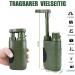 5000L Outdoor Water Filter - Portable Survival Water Purifier for Camping & Emergencies | Army Green - Buy Online on GoSupps.com