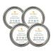 Waxelene Original Aerated Lip Balm Tin 4pc Best Lip Balm Ever Organic Multipurpose Ointment Baby Eczema Dry Sensitive Skin Body Hand Face Moisturizer