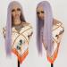Buy Maycaur Long Straight Purple Lace Front Wigs - 22 Inch Synthetic Hair for Fashion Women | Natural Bay Hair - Buy Online on GoSupps.com