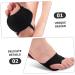 Shop Comfortable High Heels Forefoot Metatarsal Pads - Anti-Slip Foot Cushions for Women | 8x6cm Black - Buy Online on GoSupps.com