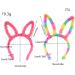 amangul Cartoon Furry Headband Plush Ear Hair Hoops Ears Headband Hair Band Hoop for Women Girls Autumn Winter(Rose Red) - Buy Online on GoSupps.com