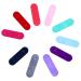 SEWACC Mini Hair Clips Women for Girls Clothes Craft Materials Pin Lined Supplies Felt Bobby Lovely Hairpins Diy Fully Accessories Bags Clamp Clips Handmade Kit Letter Color Shoes Snap Hair Clips Assorted Color 6.5X2CM