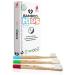 Bamboo Clean nano bamboo toothbrushes 20 000 soft and organic nanoborsten BPA-free brushes natural environmentally friendly biodegradable and compostable for the whole family.(3) Nano 3