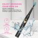 Dnsly Electric Toothbrush 2 Pack with 10 Brush Heads - Travel Rechargeable Sonic Toothbrush for Adults and Kids - 30 Day Battery Life - 2 Minute Timer - Black and Pink - Buy Online on GoSupps.com