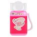 Makeup Brush Washer Good Design Easy to Operate Long Service Life for Home (Rose Red)