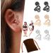JIAWEIIY Acupressure Slimming Earrings Acupressure Earrings Kyana Lympha-Circurl Magnetic Ear Ornament Zunis Acupressure Magnetic Earrings for Weight Loss (D)
