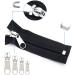 EuTengHao 169Pcs Zipper Repair Kit with Pliers Tool - Replacement and Rescue Set for Clothing, Jackets, Purses, Luggage, Backpacks - Silver and Black - Buy Online on GoSupps.com