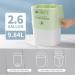 Superbio 2.6 Gallon Compostable Flat Top Garbage Bags - 100 Count | Small Trash Bags | BPI Certified | ASTM D6400 Standards - Buy Online on GoSupps.com