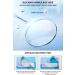 Vevesmundo Crescent Glasses for Women - Blue Light Filter Floral Halfbrand Reading Glasses +1.0 to +4.0 - Stylish Purple 3.5 Diopter Visual Aid - Buy Online on GoSupps.com