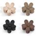 MiDoDo Hawaiian Flower Hair Clips for Women 4 Pack Flower Hair Claw Clips Plumeria Claw Clips for Thin Hair Large Claw Clips for Thick Hair Beach Tropical Hair Accessories for Girls Classic