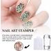 Bbabbt Silicone Gel e Stamper with Scraper - Clear Nail Art Stamping Tool for French Tips & Manicure - Buy Online on GoSupps.com