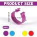 Taicols 100 16mm Chicken Recognition Leg Straps 5 Colors Chicken Foot Labels Ducks Pigeons Guinea Pigs Geese Poultry (16mm) - Buy Online on GoSupps.com